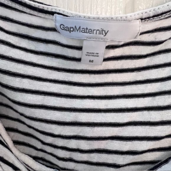 Gap Maternity Striped Sleeveless Tunic Top Medium - Picture 3 of 4